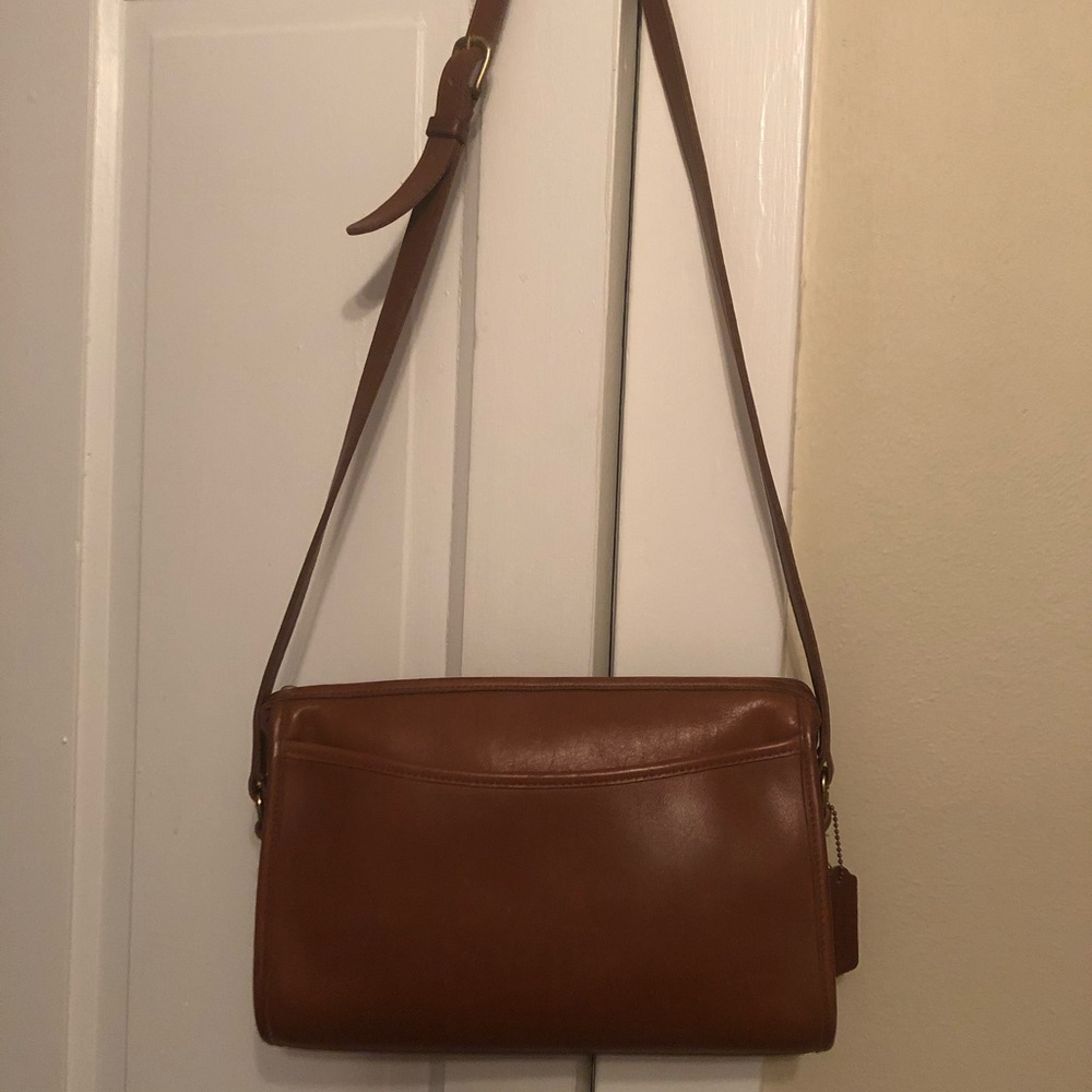 Coach vintage leather crossbody purse